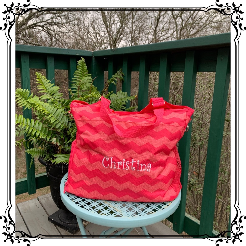 NEW without tags custom Christina gym yoga bag from thirty one bags